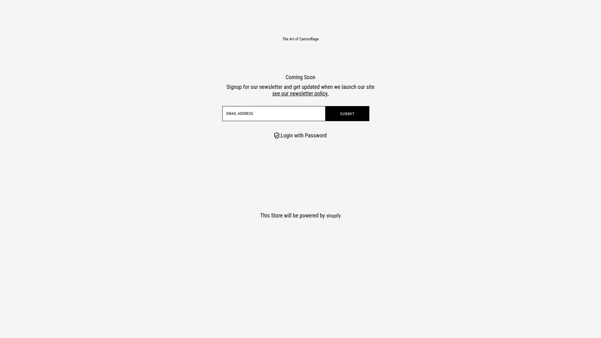 Screenshot van theartofcamouflage.com
