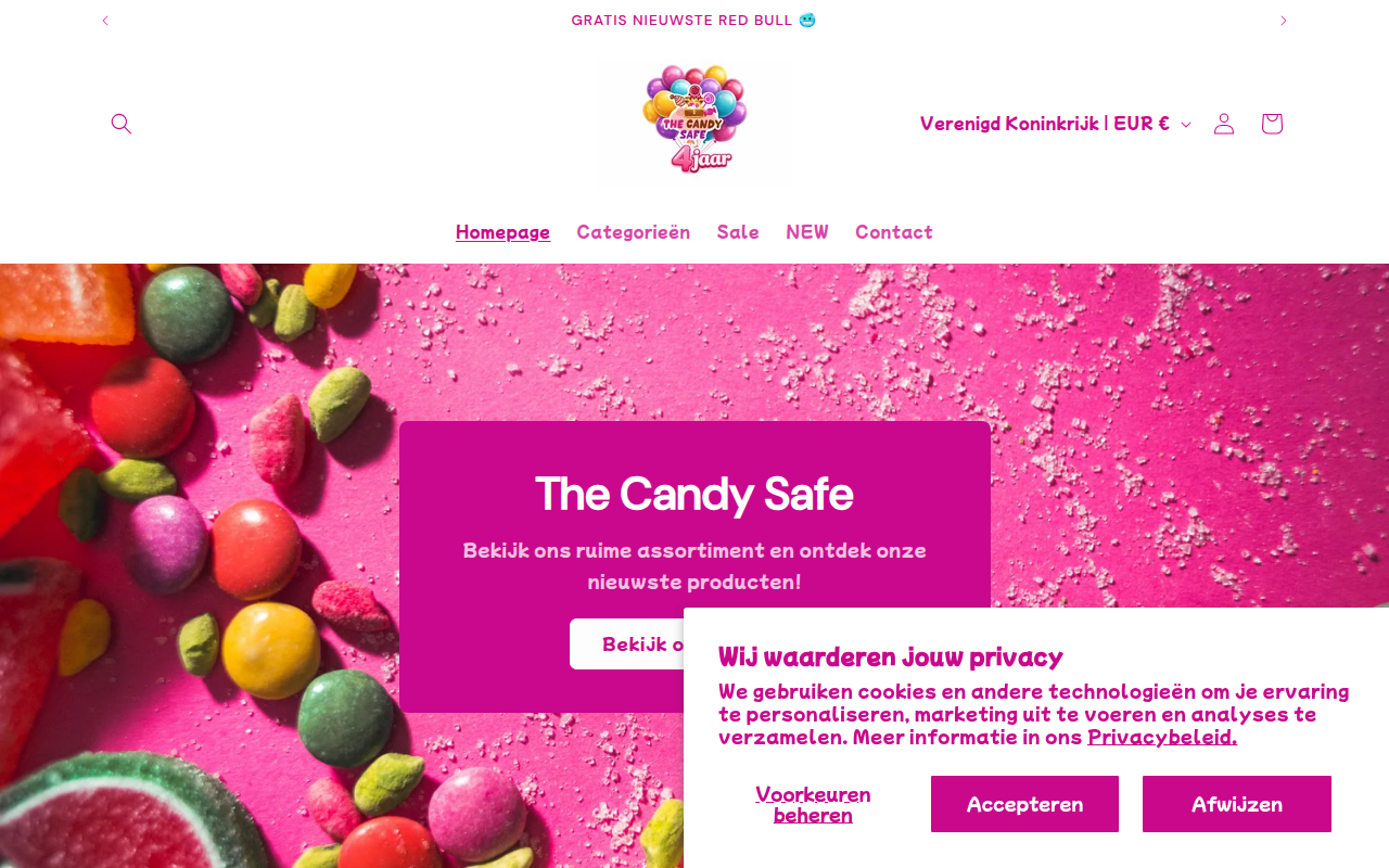 Screenshot van thecandy-safe.com