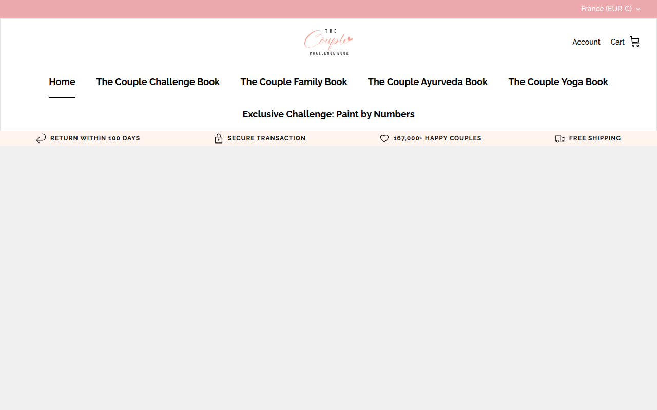 Screenshot van thecouplechallengebook.com