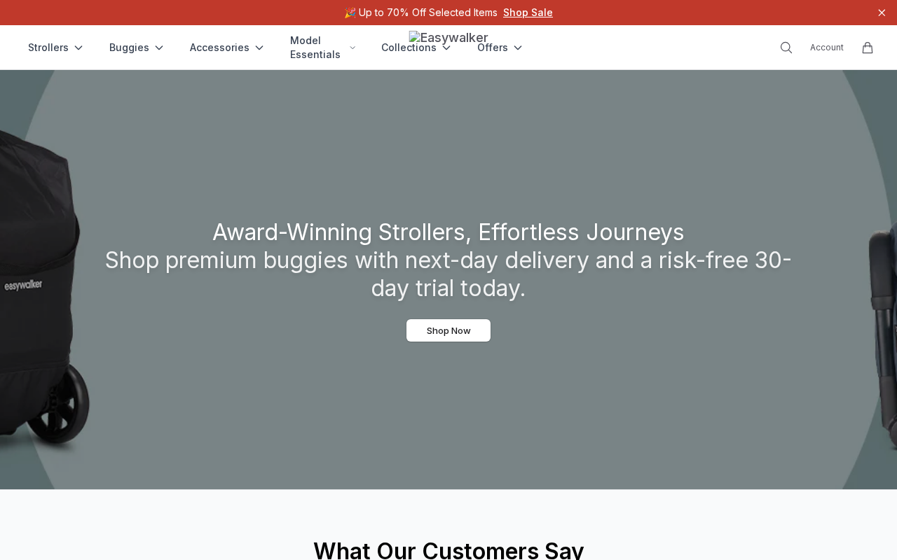 Screenshot van theeasywalker.shop