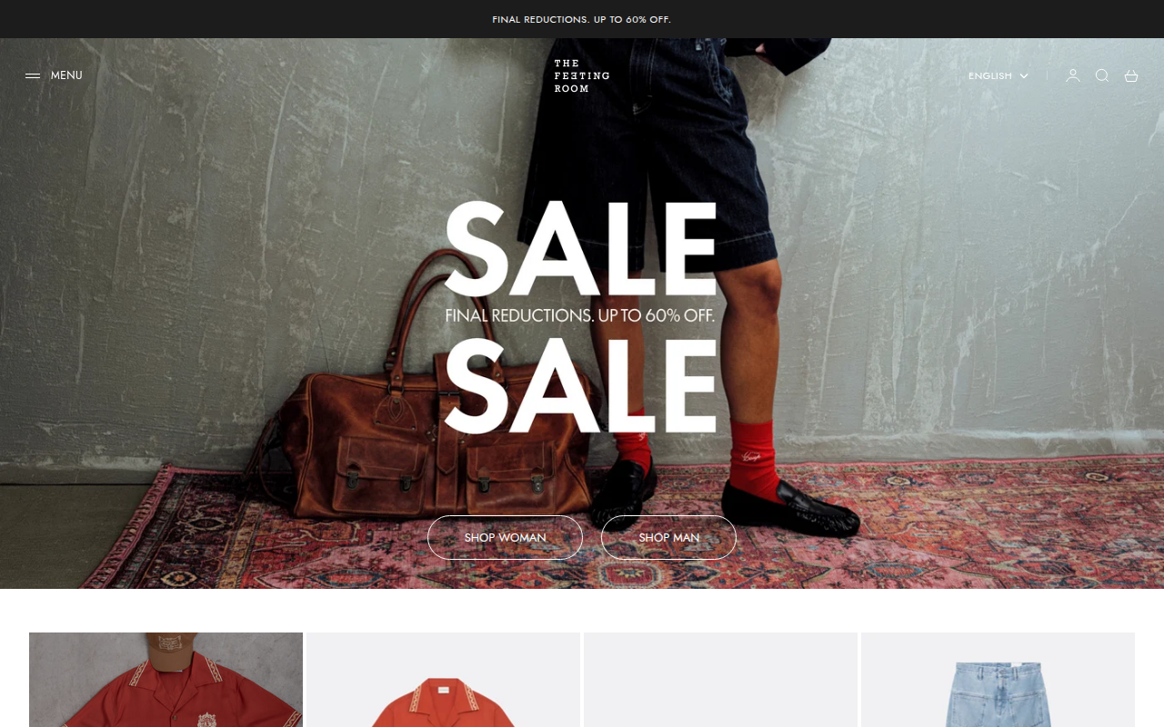 Screenshot van thefeetingroom.com