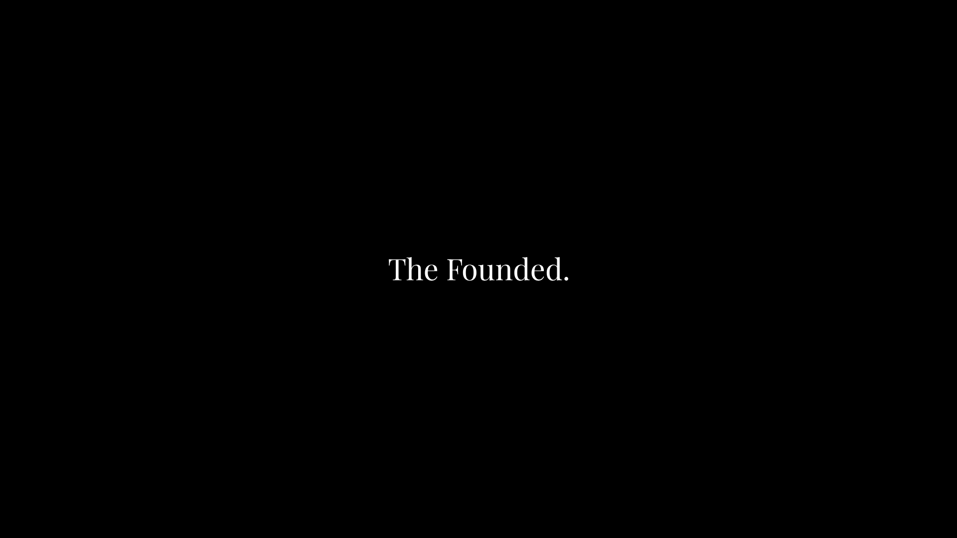 Screenshot van thefounded.com