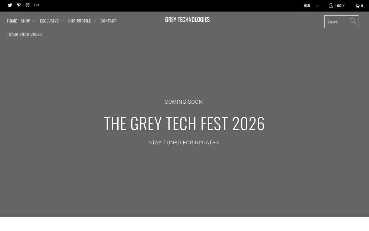 Screenshot van thegreytechnologies.com