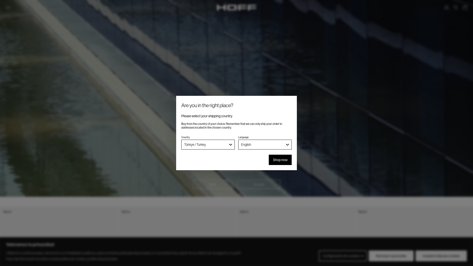 Screenshot van thehoffbrand.com