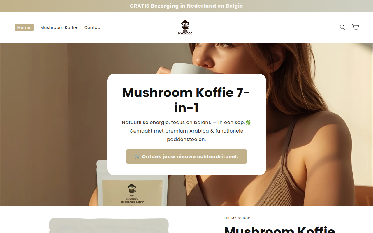 Screenshot van themycodoc.nl