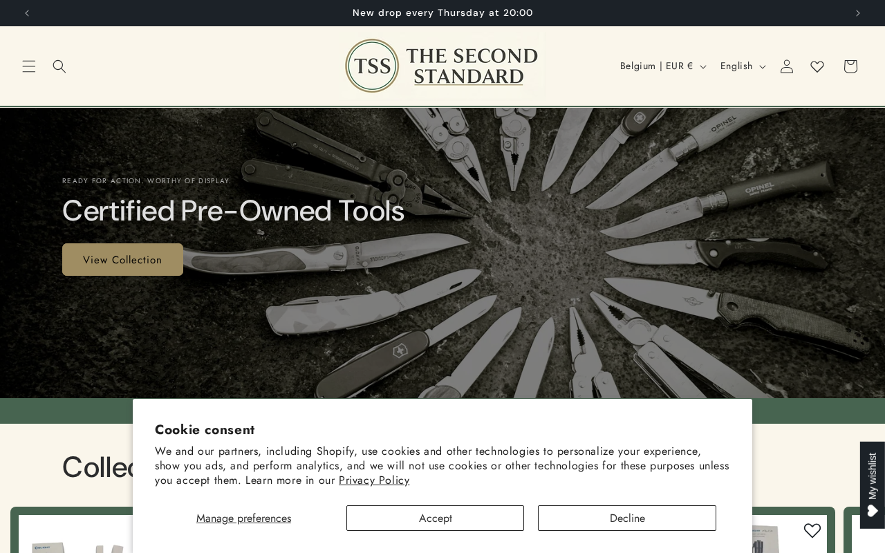 Screenshot van thesecondstandard.com