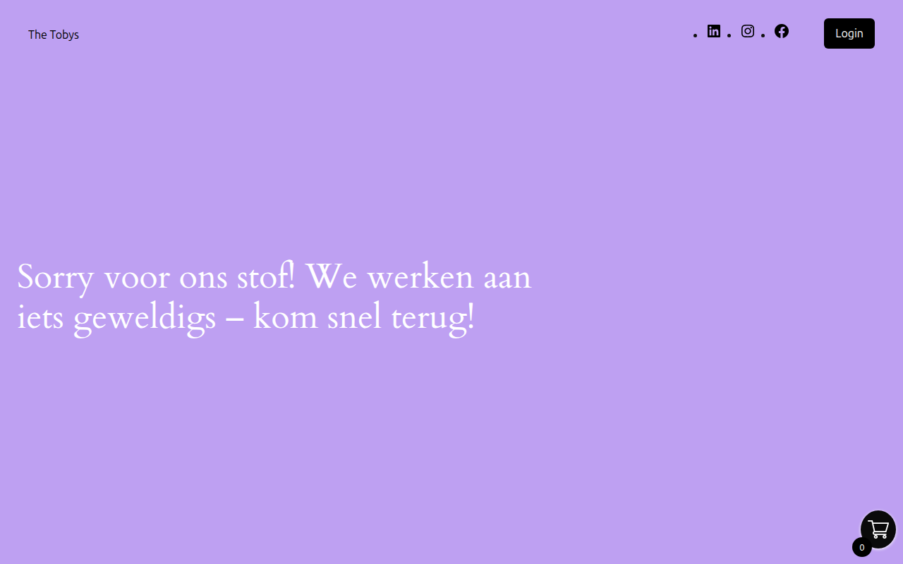 Screenshot van thetobys.com