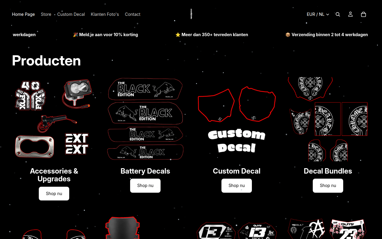 Screenshot van thom09.nl
