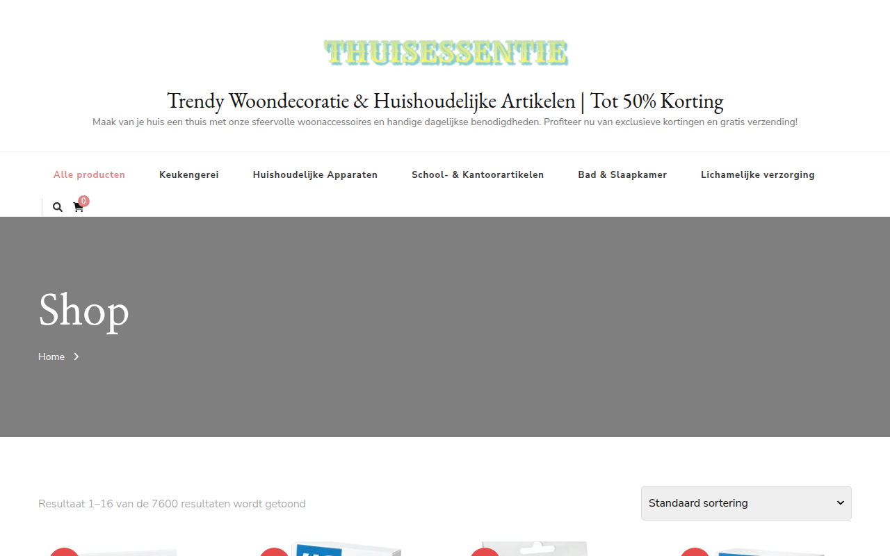 Screenshot van thuisessentie.com