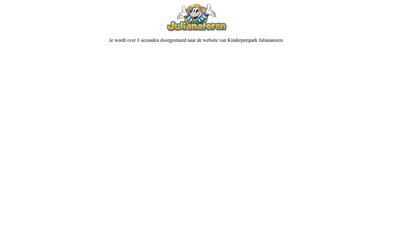 Screenshot van tickets.julianatoren.nl