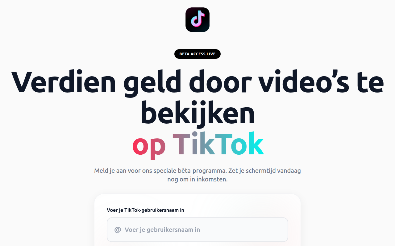 Screenshot van tikdoe.com