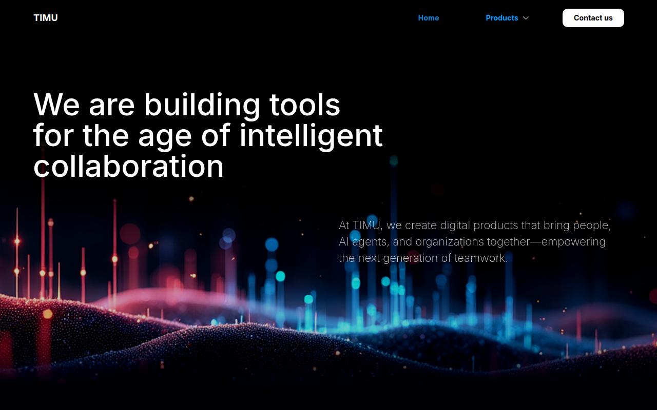 Screenshot van timu.com