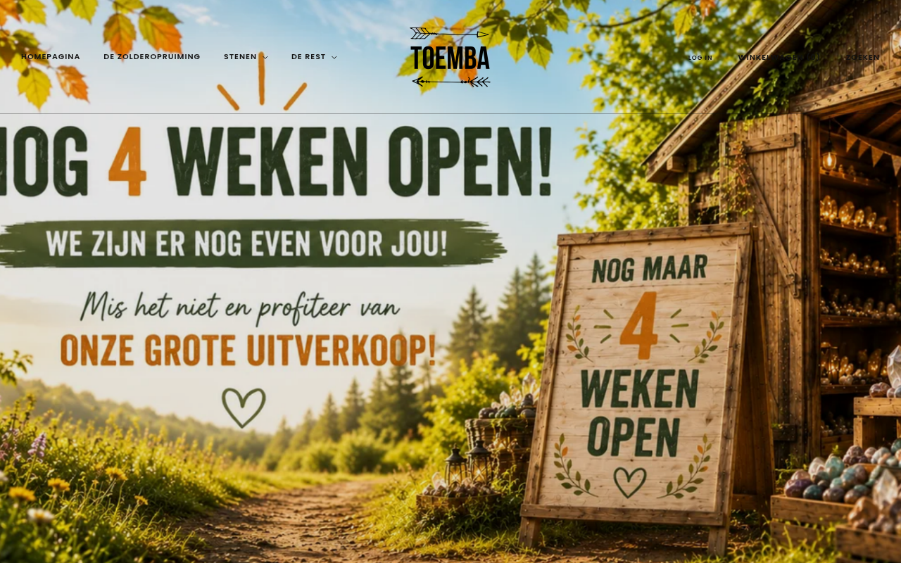 Screenshot van toemba.nl