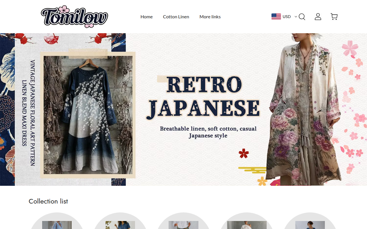 Screenshot van tomilow.com