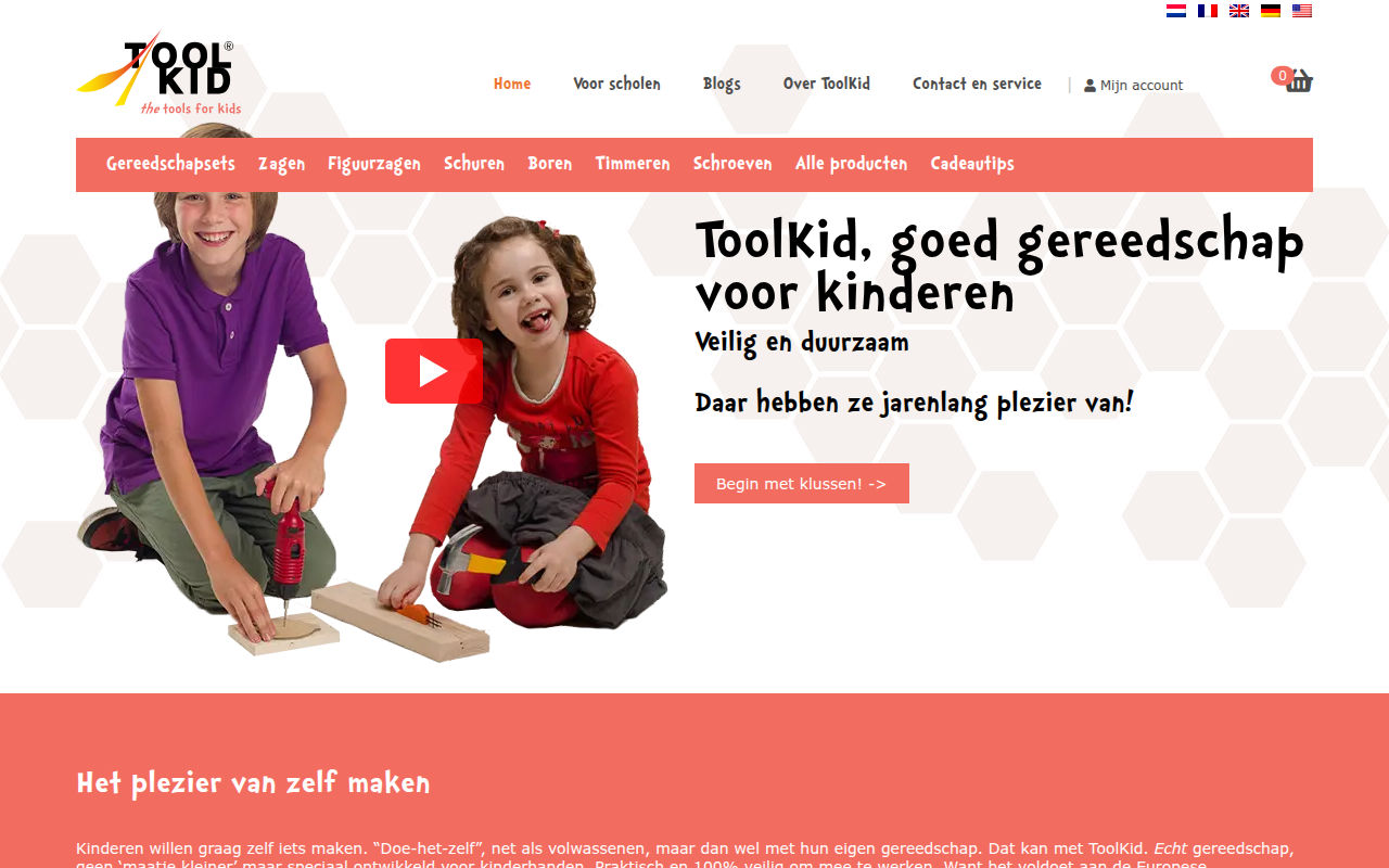Screenshot van toolkid.com