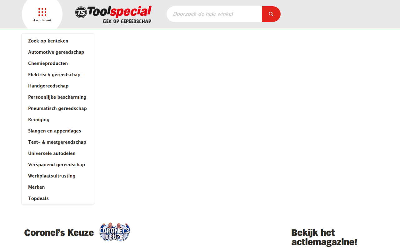 Screenshot van toolspecial.com