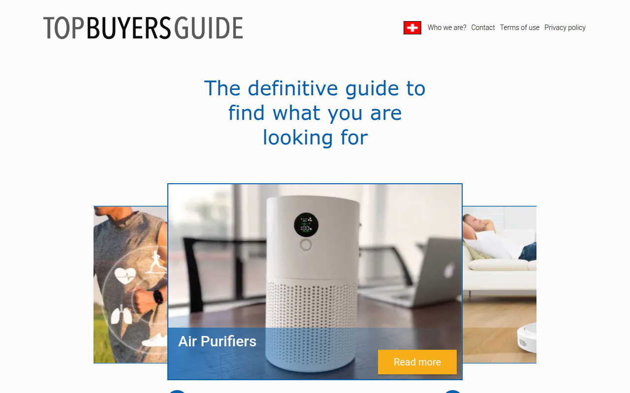 Screenshot van topbuyersguide.org