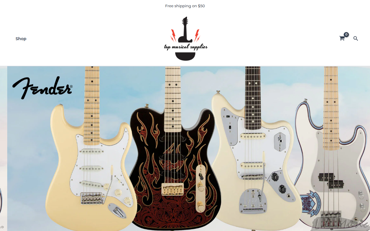 Screenshot van topmusicalsupplies.com