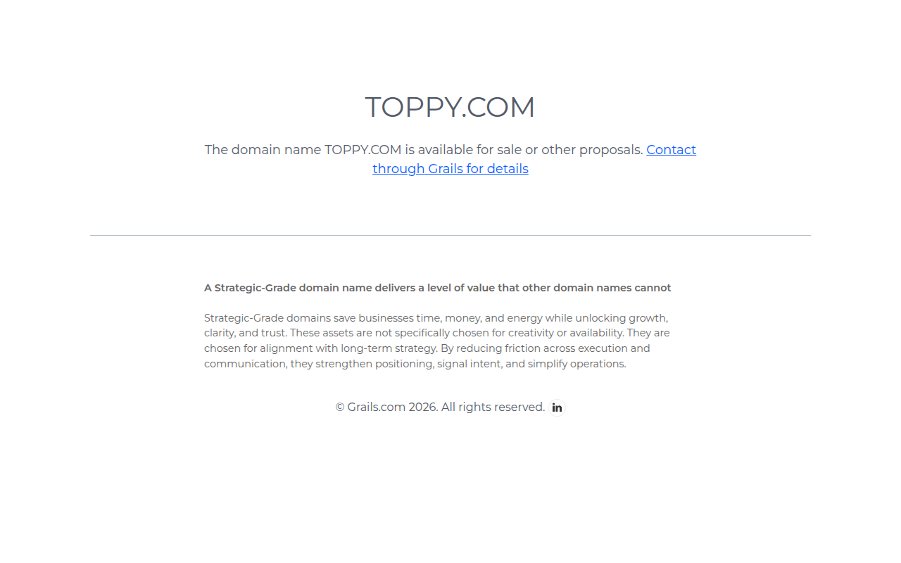 Screenshot van toppy.com