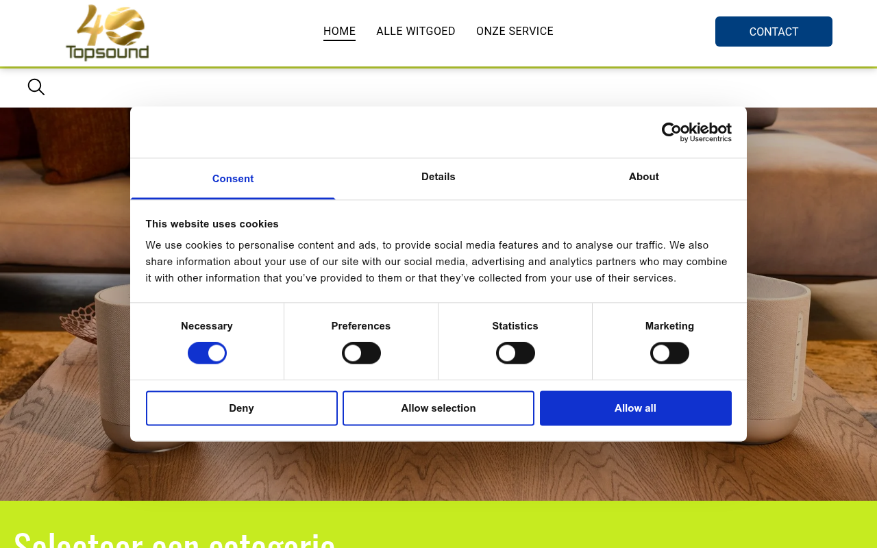 Screenshot van topsoundvalkenswaard.nl
