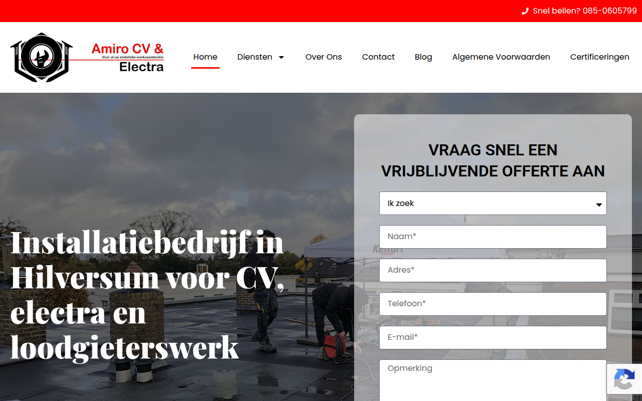 Screenshot van totaalinstallatie.com