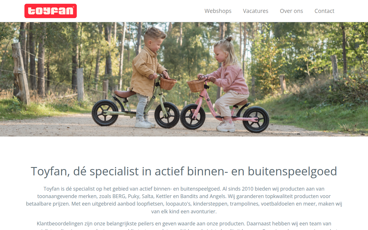 Screenshot van toyfan.com