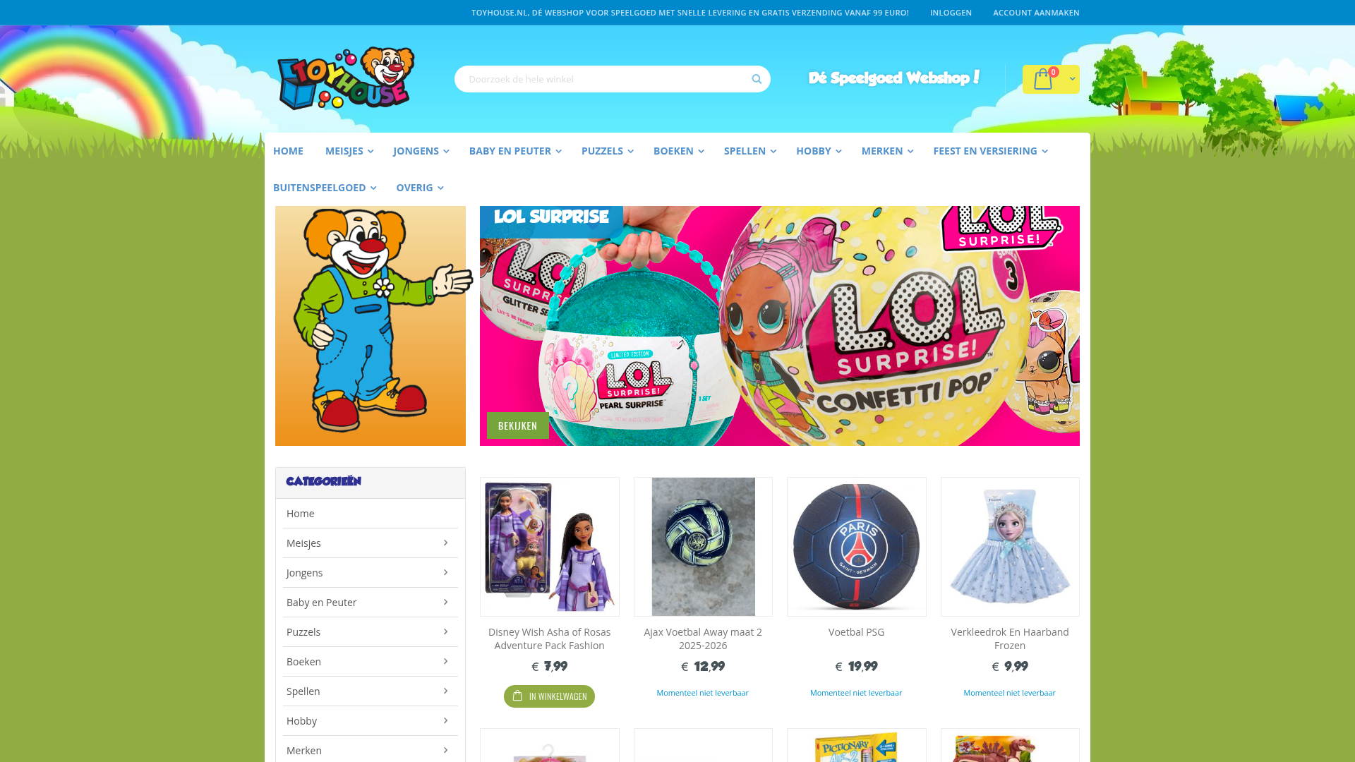 Screenshot van toyhouse.nl