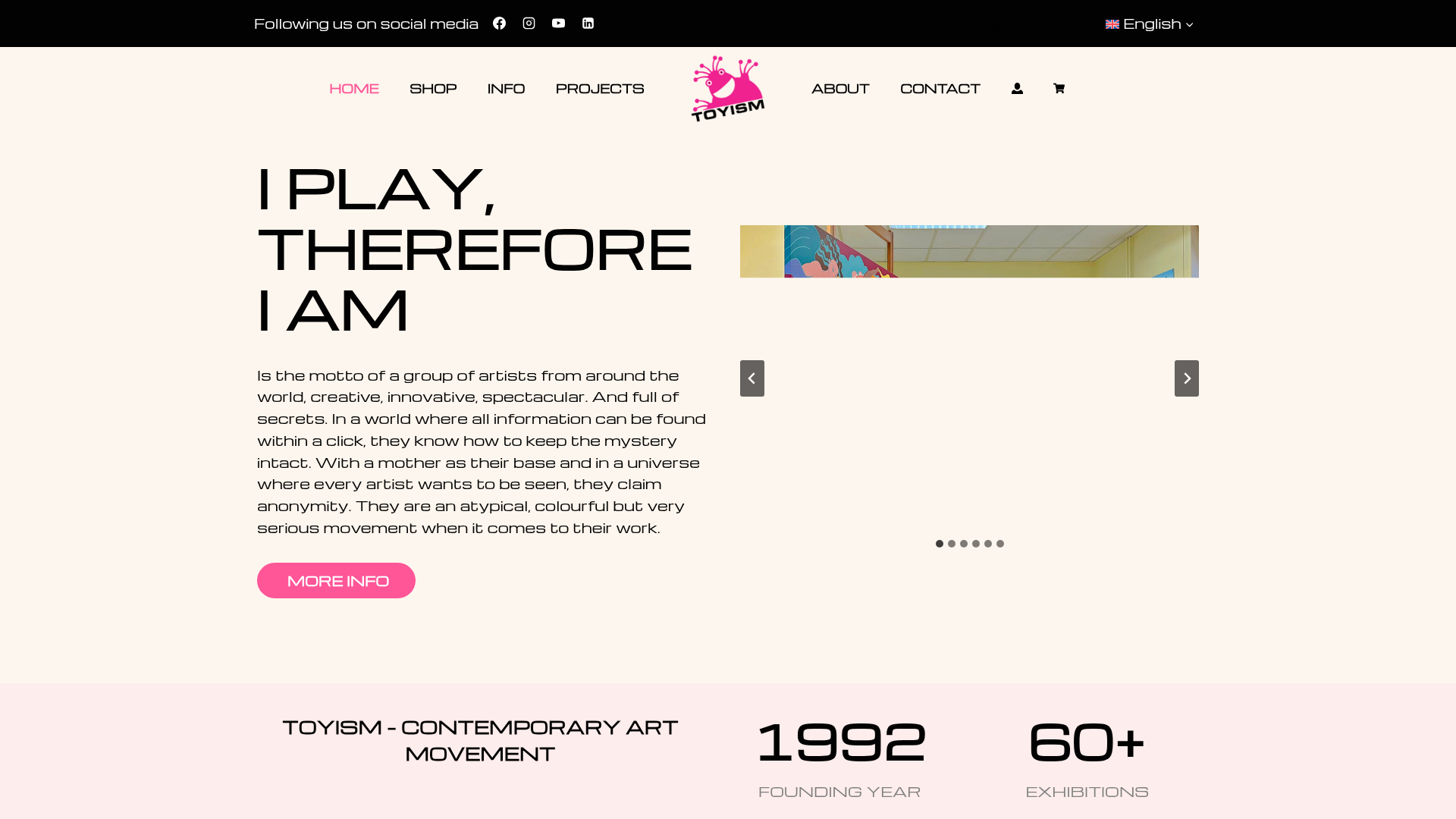 Screenshot van toyism.com
