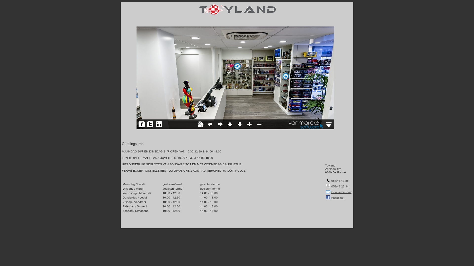 Screenshot van toyland.be