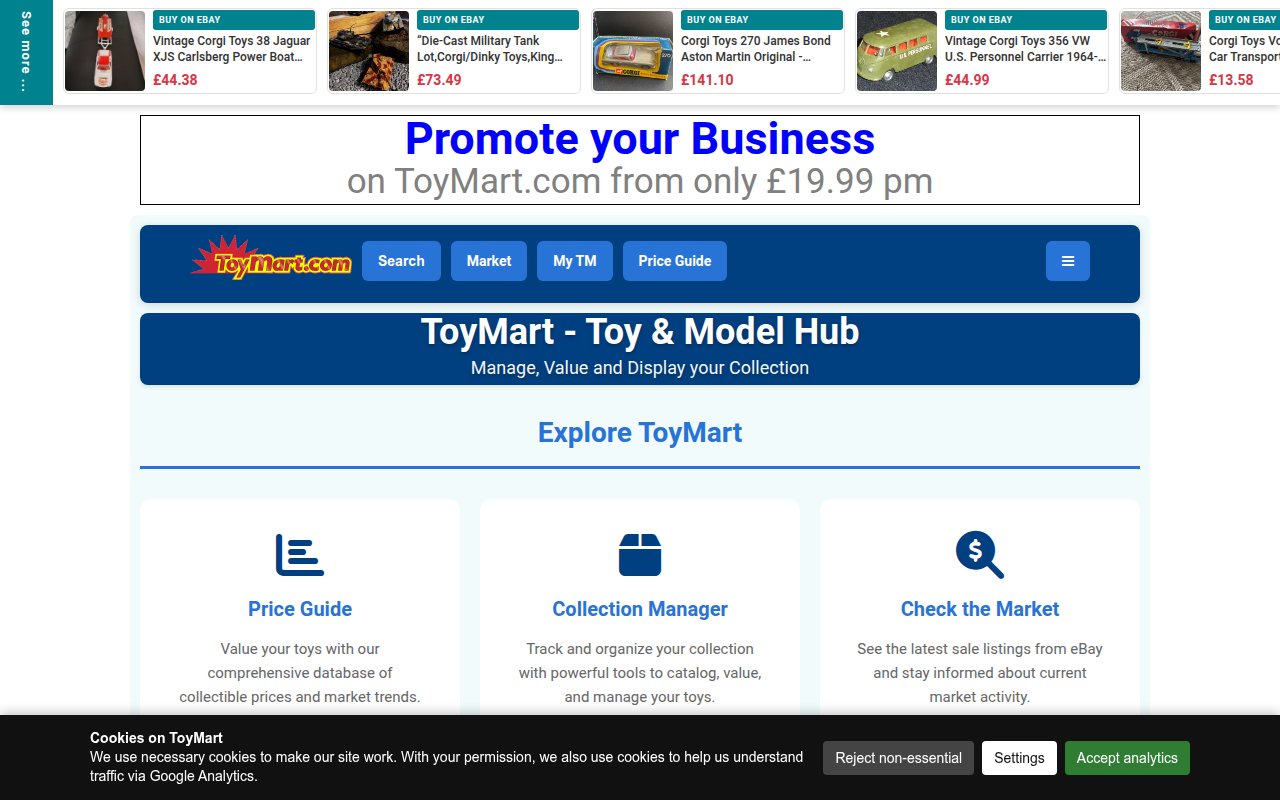 Screenshot van toymart.com
