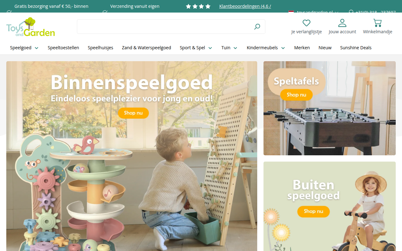 Screenshot van toysandgarden.nl
