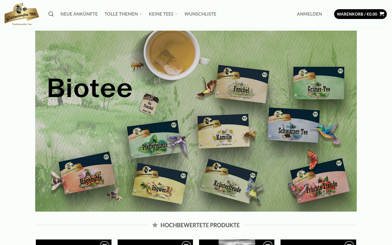 Screenshot van traditionellertee.com