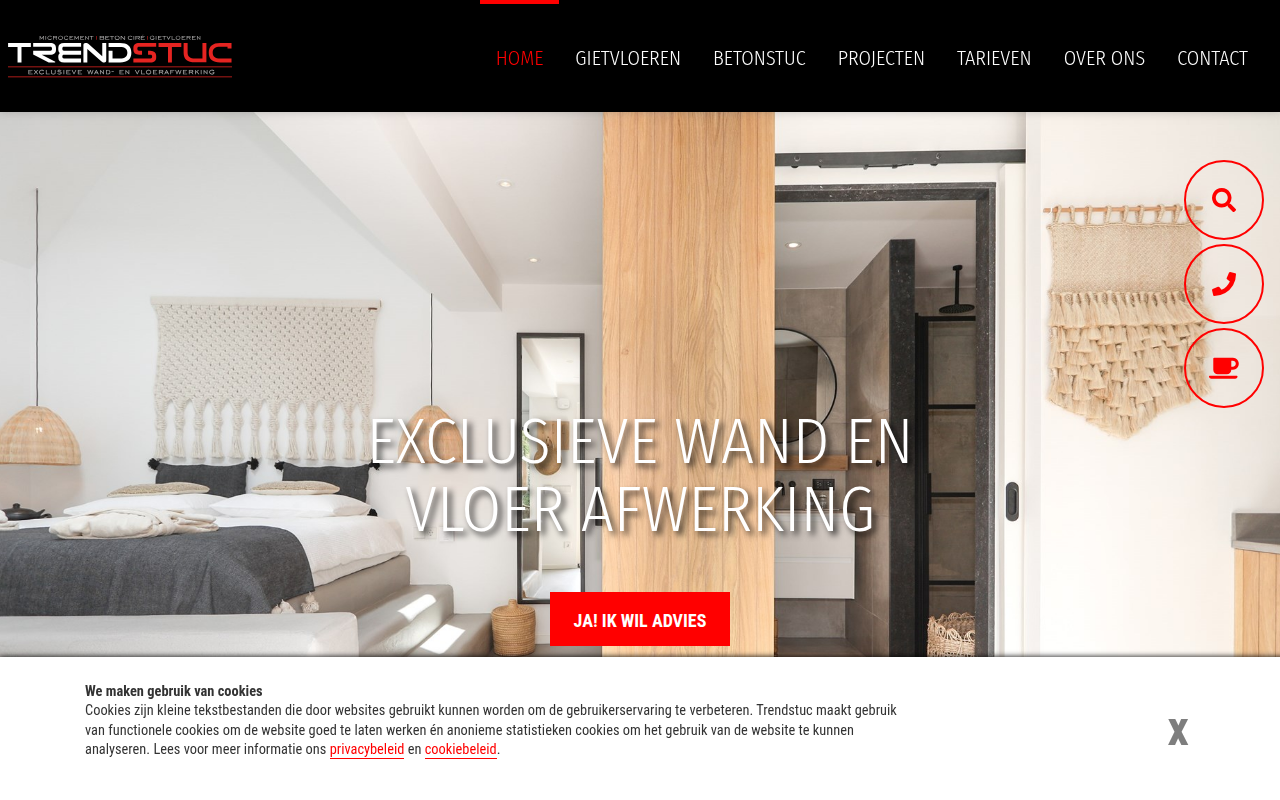 Screenshot van trendstuc.com