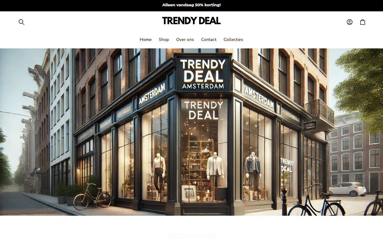 Screenshot van trendy-deal.nl