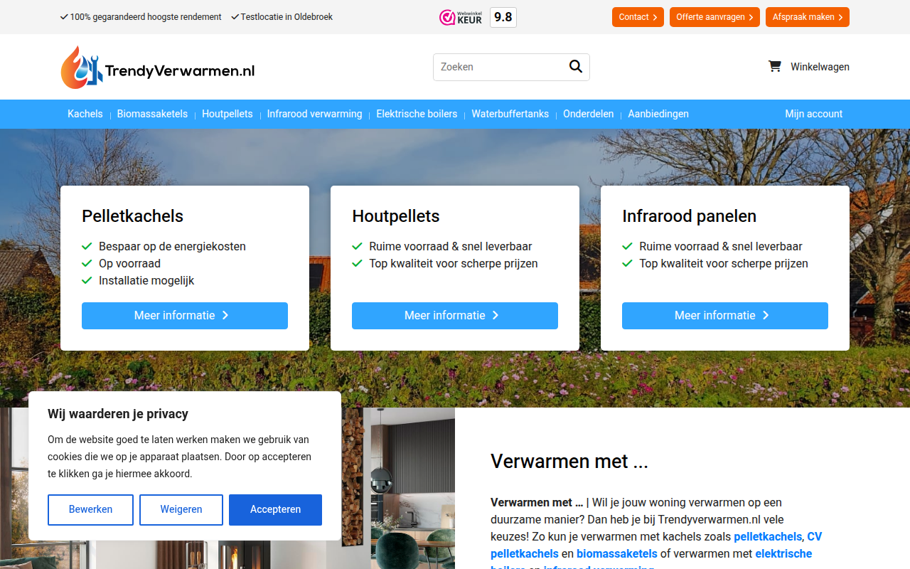 Screenshot van trendyverwarmen.nl
