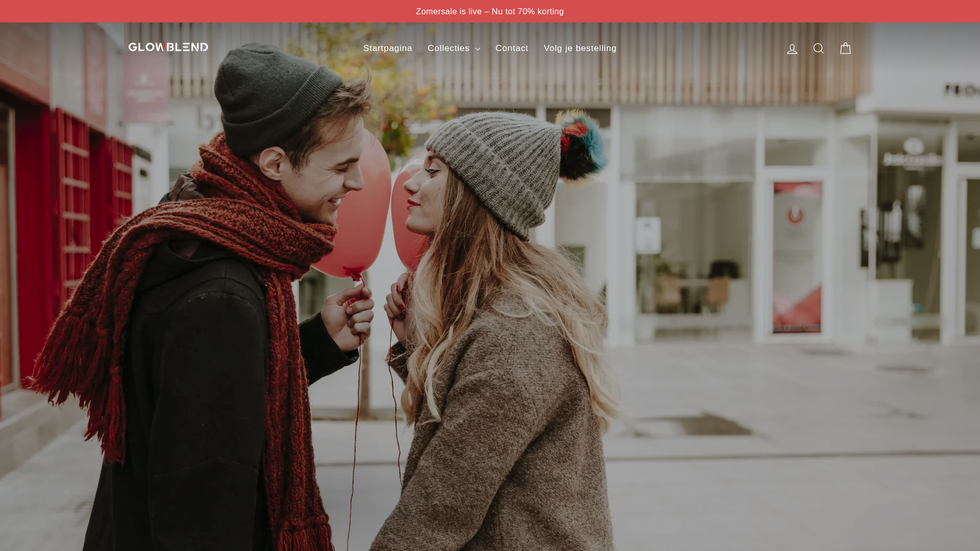 Screenshot van tryglowblend.shop