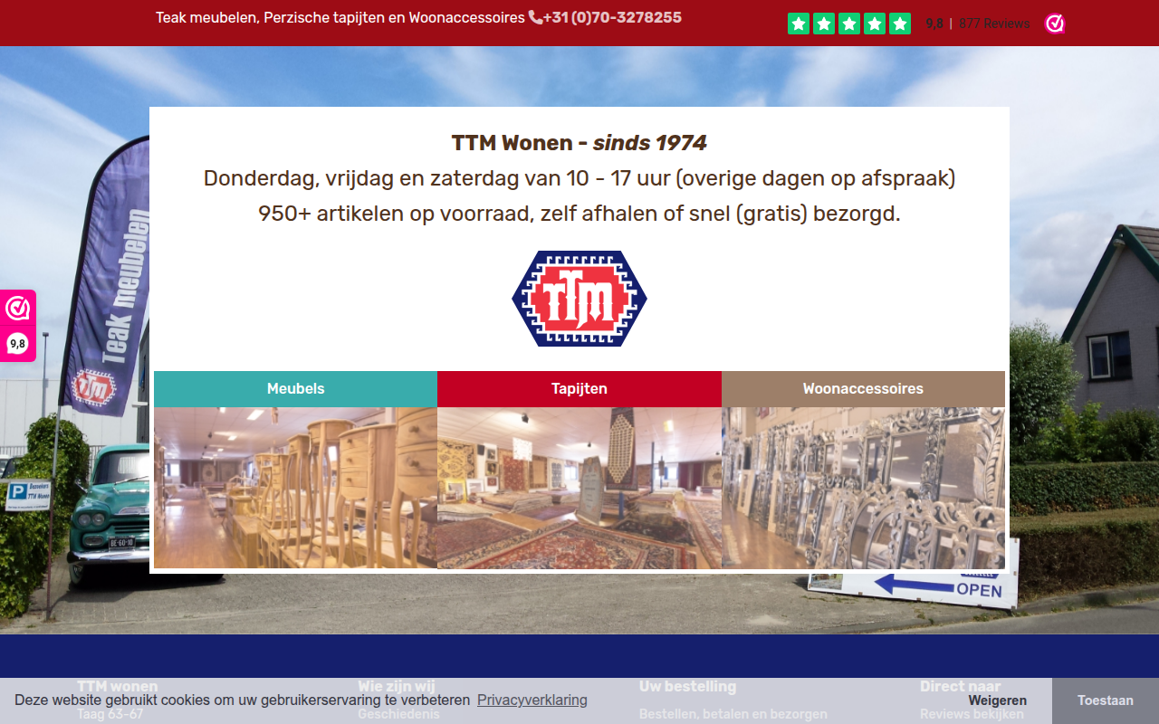 Screenshot van ttmwonen.nl
