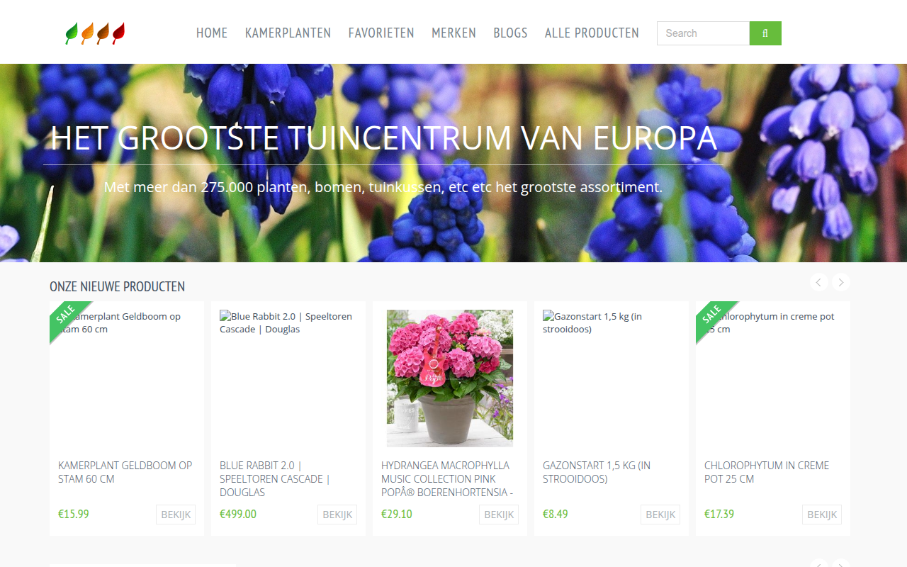 Screenshot van tuinenplant.com