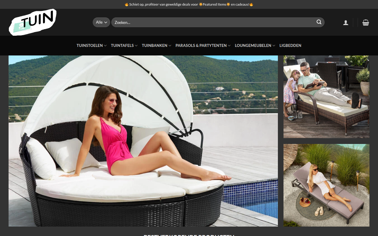 Screenshot van tuinesthetisch.com