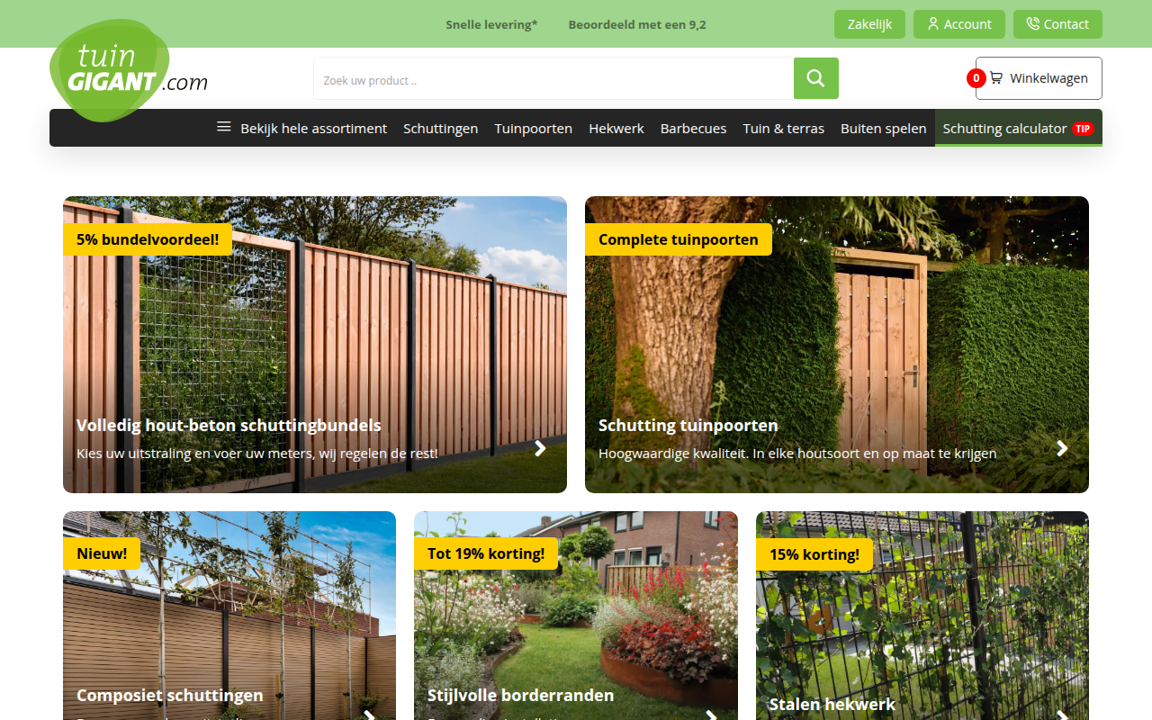 Screenshot van tuingigant.com