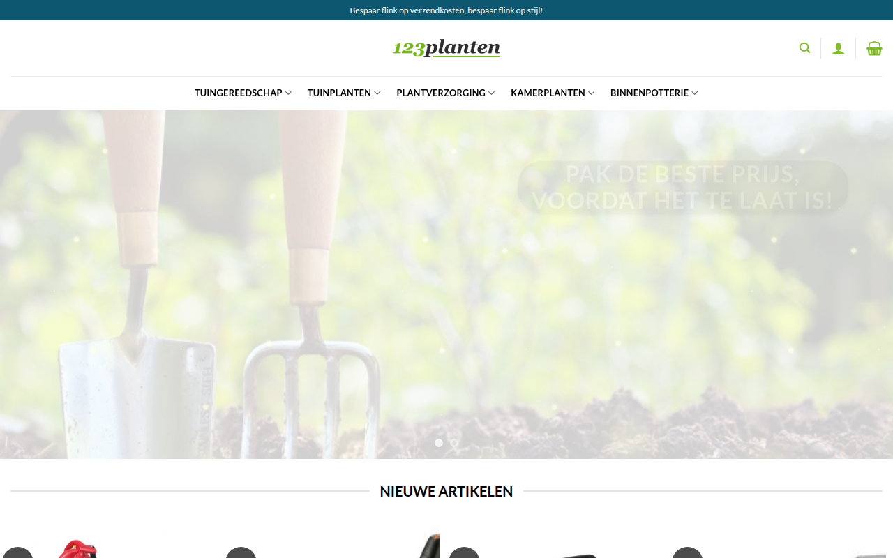 Screenshot van tuinhelper.com