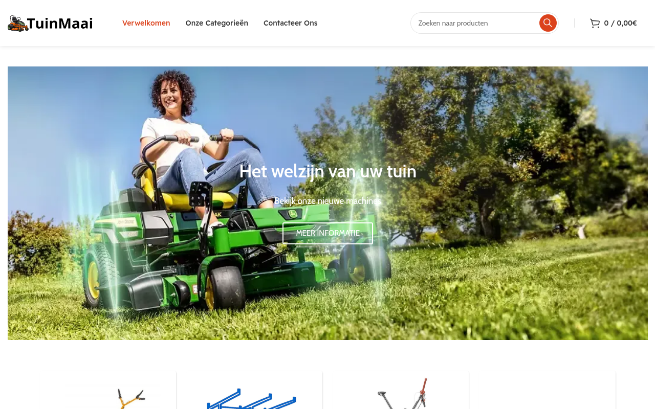 Screenshot van tuinmaai.com