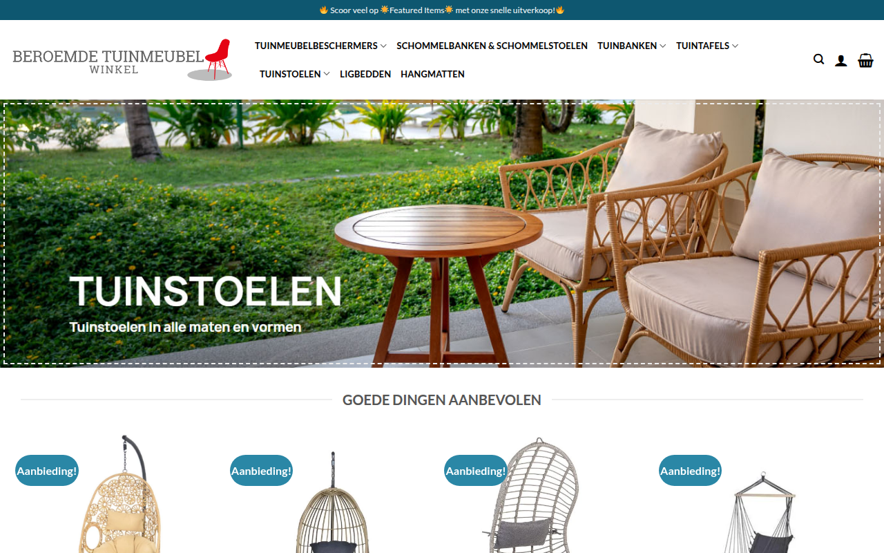 Screenshot van tuinmeubelentrends.com