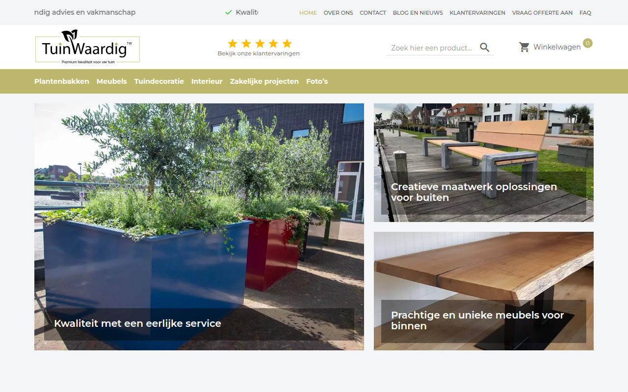 Screenshot van tuinwaardig.nl