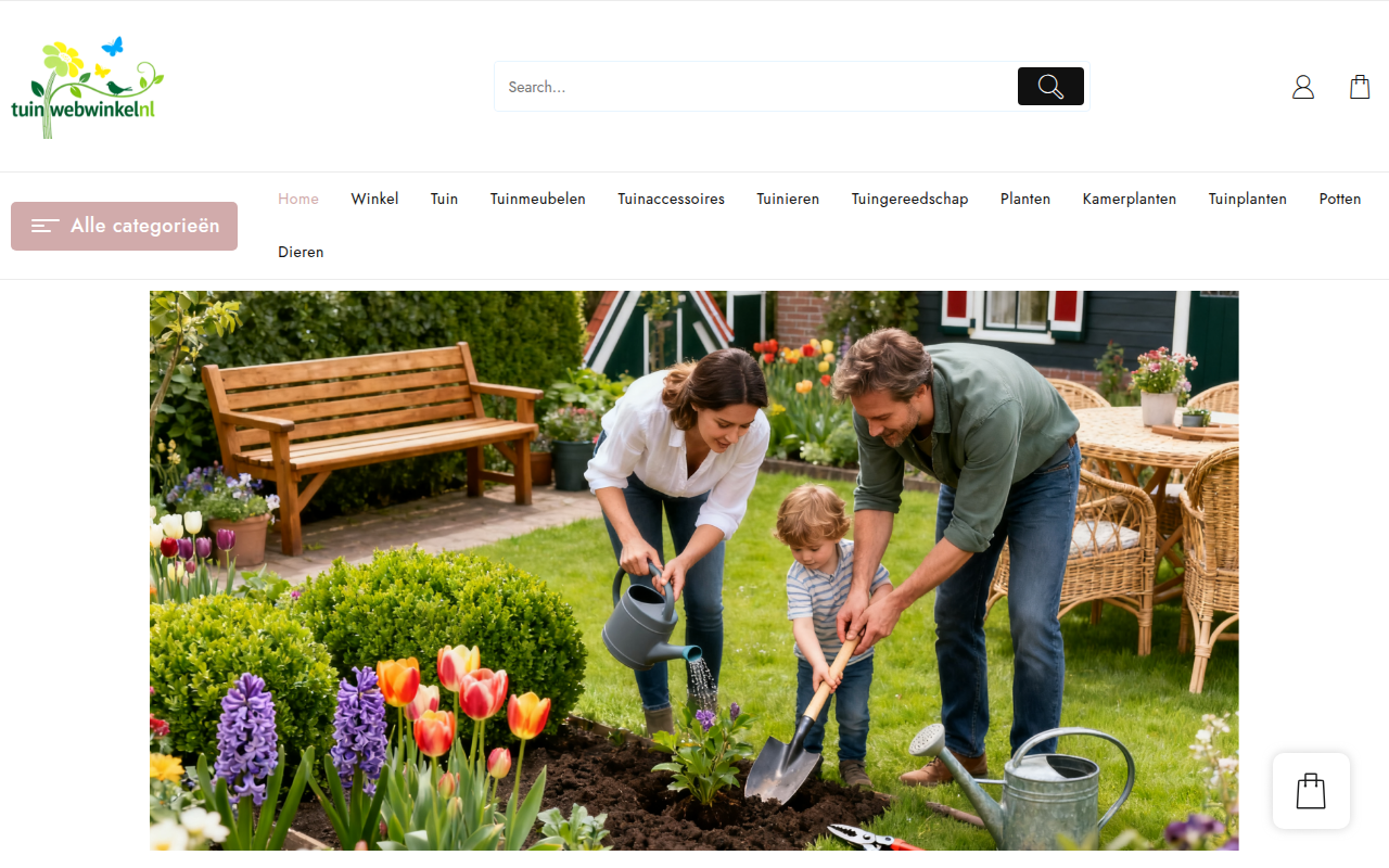 Screenshot van tuinwebwinkelnl.com