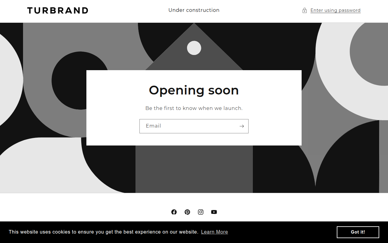 Screenshot van turbrand.com