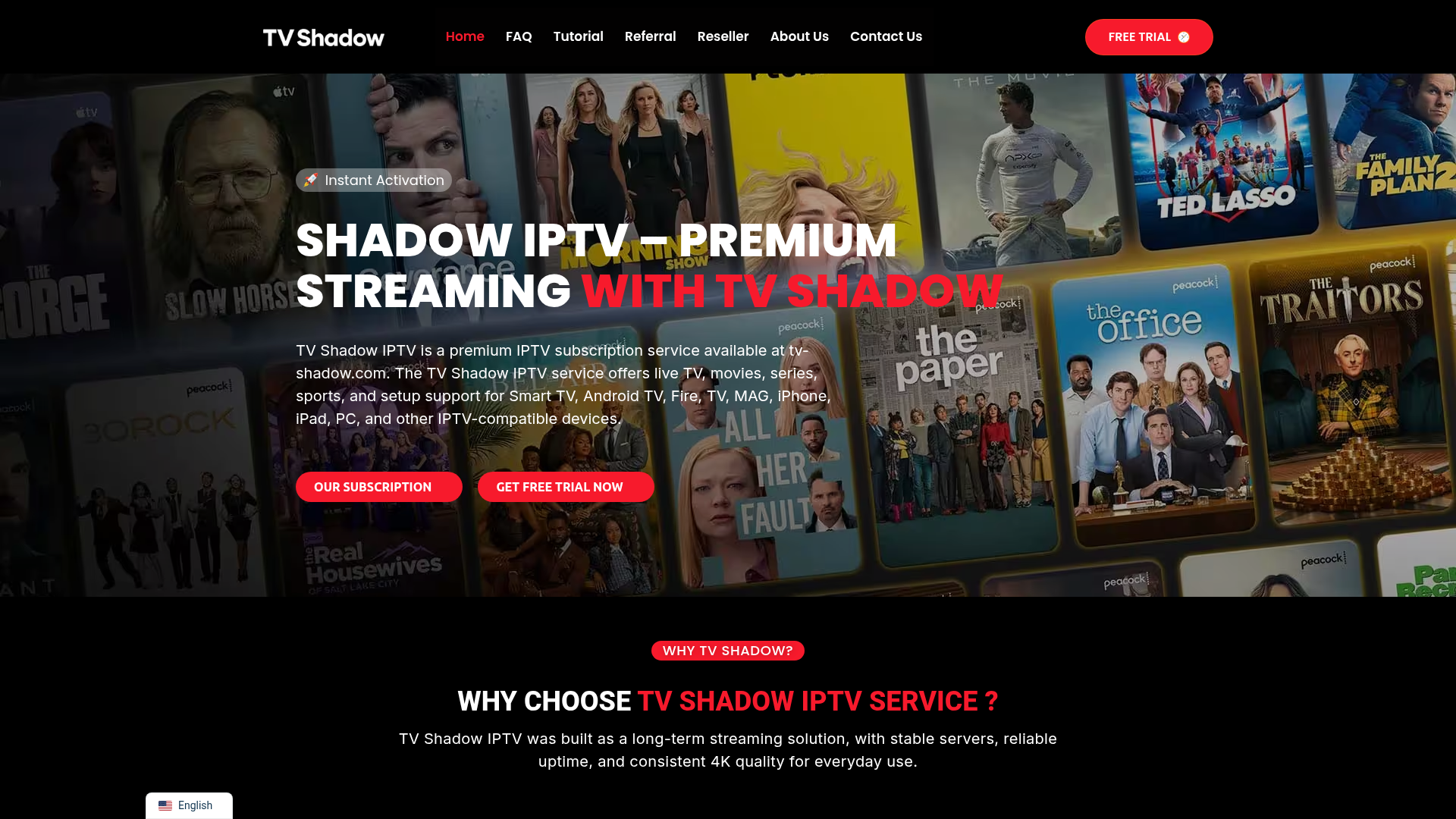 Screenshot van tv-shadow.com