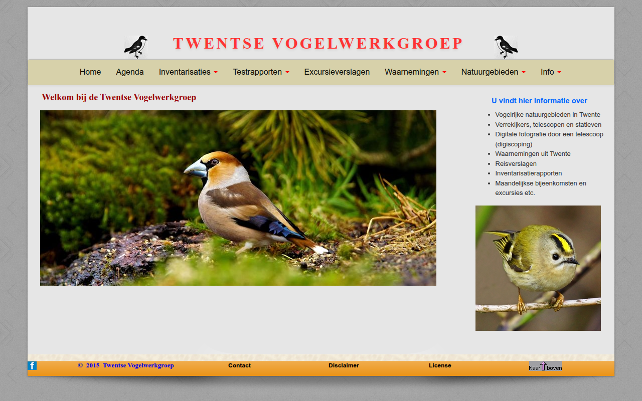 Screenshot van tvwg.nl