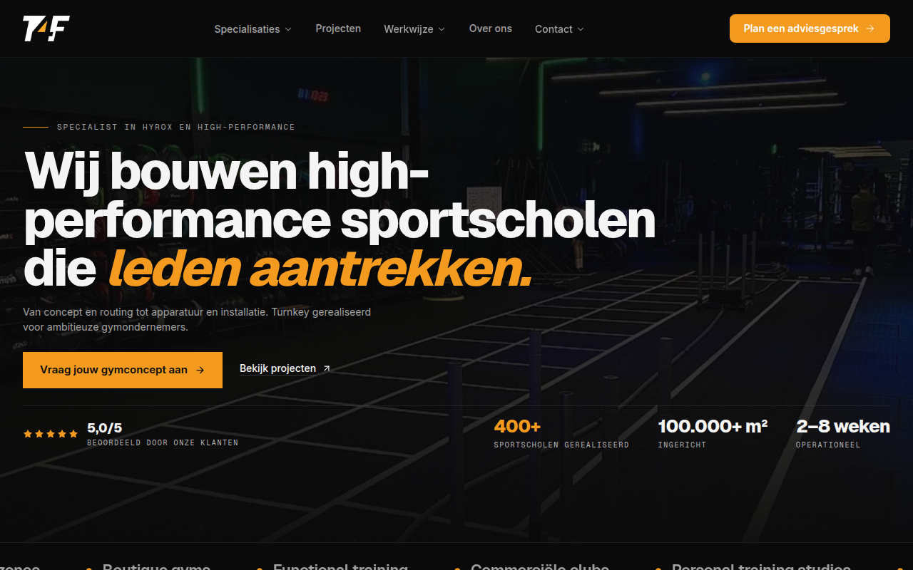 Screenshot van twenty4fitness.nl