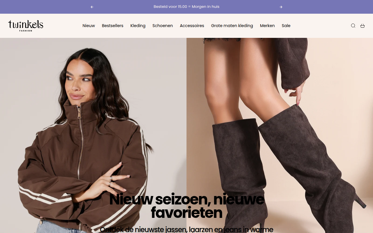 Screenshot van twinkels.nl